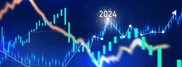 imagem de gráfico para ilustrar as oportunidades econômicas de 2024